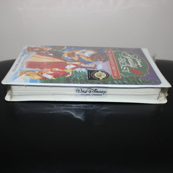 3/$55❤️Walt Disney's Beauty and the Beast The Enchanted Christmas clamshell VHS - Picture 5 of 9